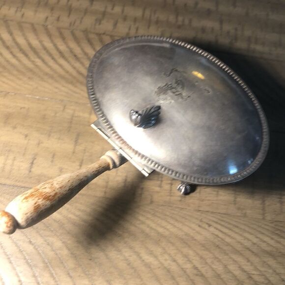 Vintage Sheffield Lion 🦁 Horse 🐴 Silver Plated Silent Butler working condition - Picture 6 of 16